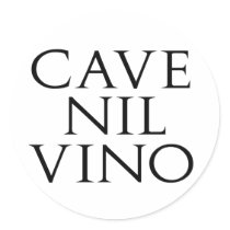 Cave Nil Vino Sticker