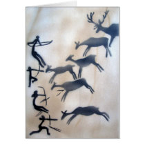 Cave Painting Archery Card