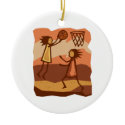 Cave People Playing Basketball