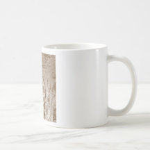 Cave Style VINTAGE Gold Pattern Mug