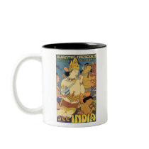 Cave Temples, See India Travel Poster Coffee Mugs