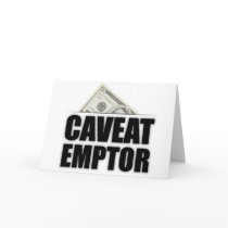 "Caveat Emptor" Notecards by jkrohrs "Caveat Emptor" Notecards