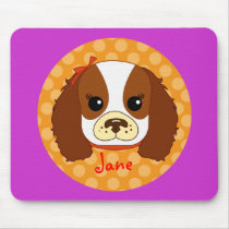 Cavelier spaniel mousepads by JellyRollDesigns Cavelier spaniel mousepads