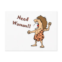 Caveman Postcard