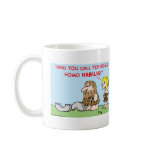 caveman wheel homo habilis mugs