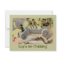 Cavemen Caveman's Clubbing Night Out Invitation