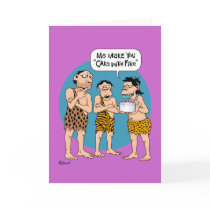 Cavewoman Birthday Card