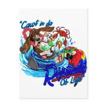 Cawt in da Riptide Post Cards