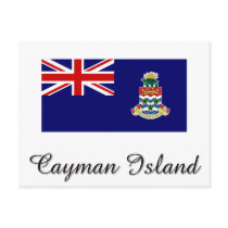 Cayman Island Flag Design postcards