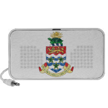 Cayman Islands Coat Of Arms Travelling Speaker