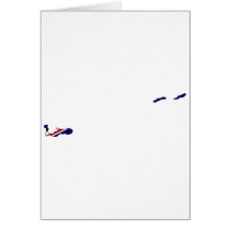 Cayman Islands flag map cards