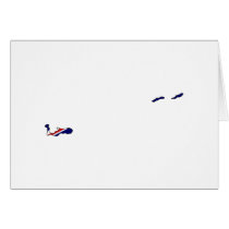 Cayman Islands flag map cards