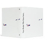 Cayman Islands Flag Map full size 3 Ring Binder