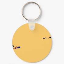 Cayman Islands flag map keychains