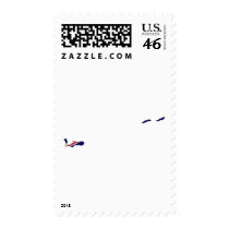 Cayman Islands flag map postage