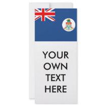 Cayman Islands Flag Personalized Rack Card