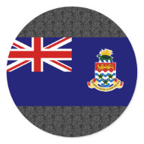 Cayman Islands Flag Round Sticker