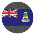 Cayman Islands Flag Round Sticker