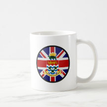 Cayman Islands quality Flag Circle Coffee Mug