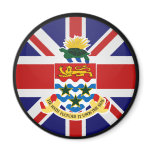 Cayman Islands quality Flag Circle Magnet