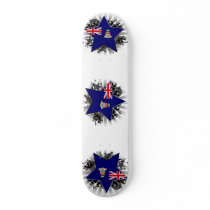 Cayman Islands Star Custom Skate Board
