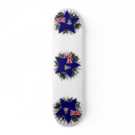 Cayman Islands Star Custom Skate Board