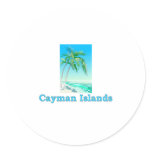 Cayman Islands Round Sticker