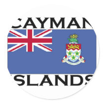 Cayman Islands Round Sticker