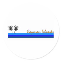 Cayman Islands Round Sticker