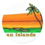Cayman Islands Round Stickers
