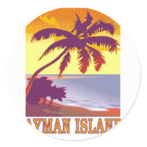 Cayman Islands Round Sticker