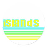 Cayman Islands Round Stickers