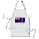 Cayman Islands Vintage Flag aprons