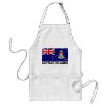 Cayman Islands Vintage Flag aprons by allworldtees Cayman Islands Vintage Flag aprons