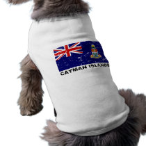 Cayman Islands Vintage Flag pet clothing by allworldtees Cayman Islands Vintage Flag pet clothing