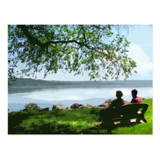 Cayuga Lake Bench