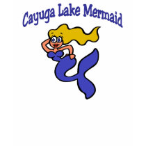 Cayuga Lake Mermaid t-shirts by figstreetstudio Cayuga Lake Mermaid t-shirts
