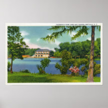 Cazenovia Park View of the Lake and Casino Print