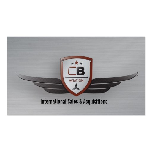 CB Aviation Business Card (back side)