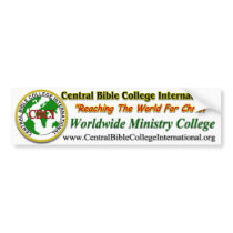 CBCI Central Bible College International bumper stickers by cbcintl CBCI Central Bible College International bumper stickers