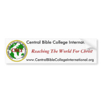 CBCI Central Bible College International bumper stickers by cbcintl CBCI Central Bible College International bumper stickers