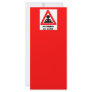 cbdf97 warning djs zone music party entertainment rack cards