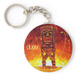 CBjork Fire Tiki Key Chain keychains
