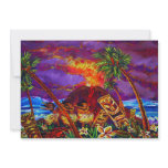 CBjork Party Invitations Happy Hula Lava