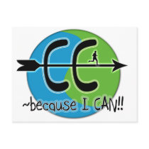 CC Cross Country - Because I CAN!! postcards