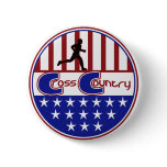 CC CROSS COUNTRY PATRIOTIC COLORS PIN