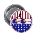 CC CROSS COUNTRY PATRIOTIC COLORS PIN