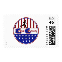 CC CROSS COUNTRY PATRIOTIC COLORS postage