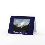 CC- Deepest Sympathy Sunrise Card