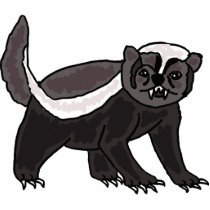 CC- Honey Badger Photo scuplture Photo Cutouts